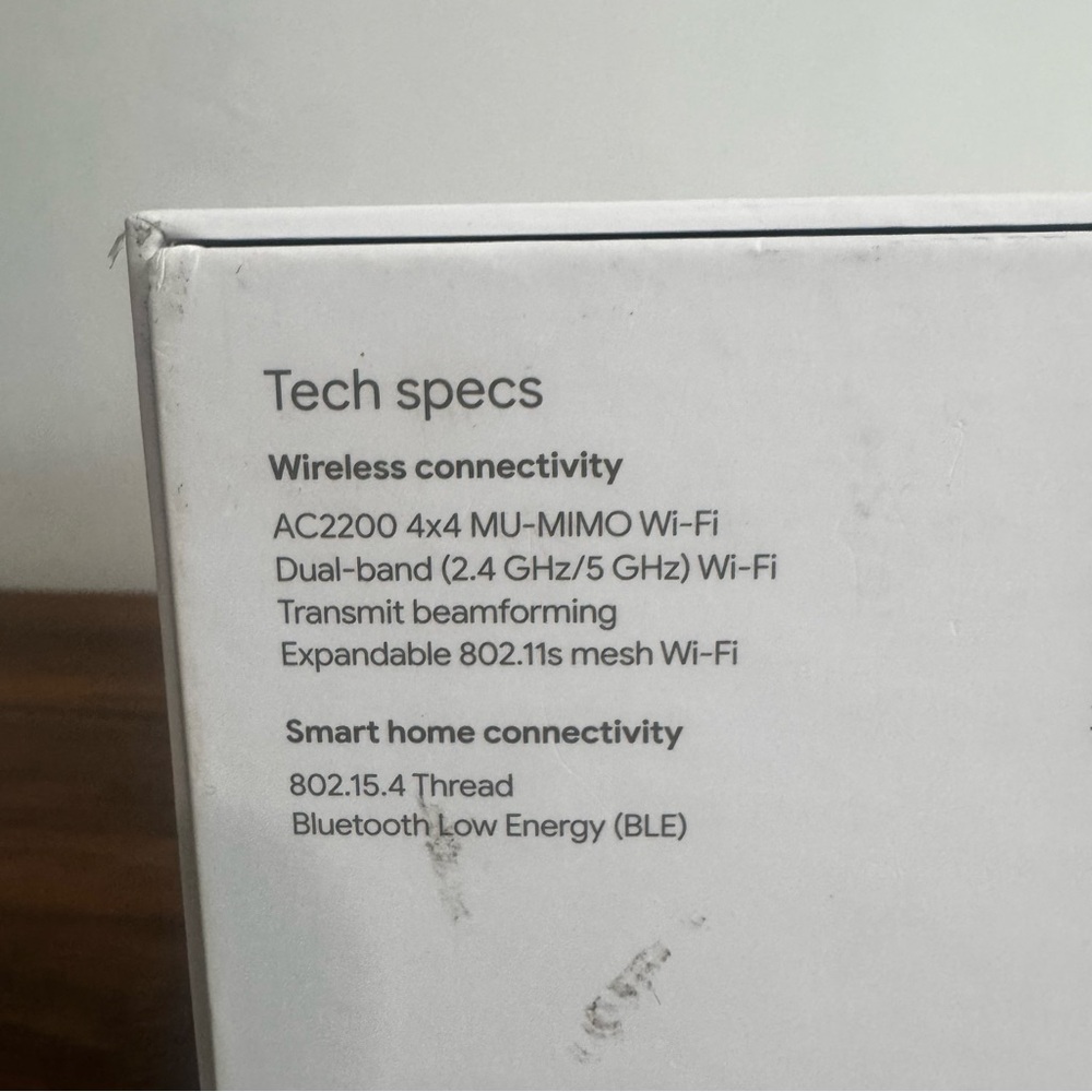 Google Nest Wifi Router Snow AC2200 Dual Band Mesh Router H2D - Picture 6 of 8